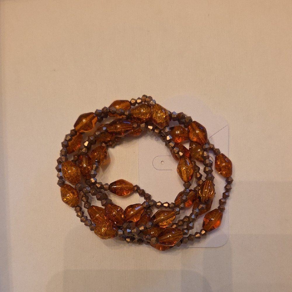 Elegant Beaded Bracelets - Set of 5